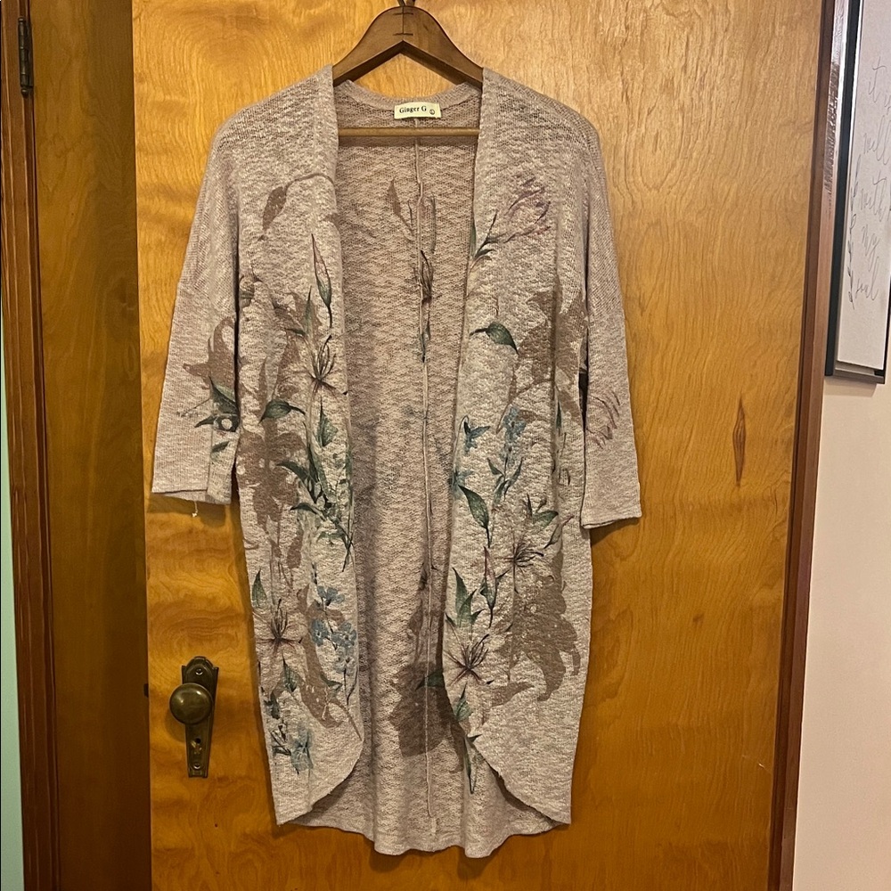 Ginger G Open Front Cardigan
